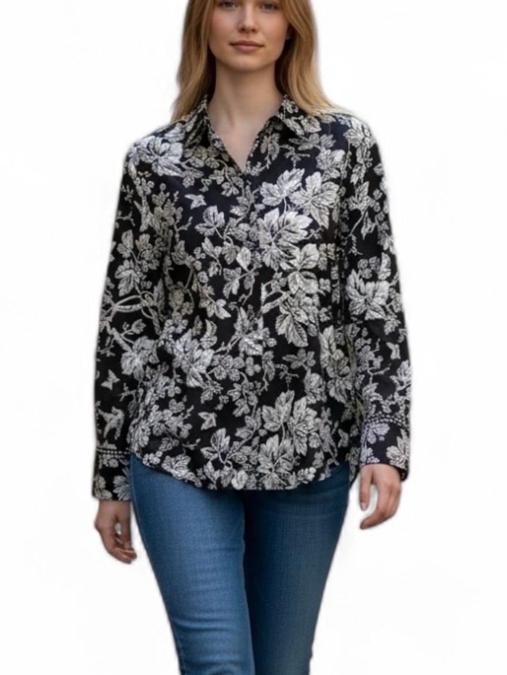 Foxcroft wrinkle Free Blouse NWOT